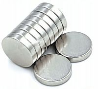 10x MAGNES Falon-Tech Neodymowy Walcowy 8x2 mm OKRĄGŁY SILNY MOCNY KRĄŻEK