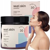 Kolagen rybi proszek do picia skóra włosy paznokcie stawy WITAMINY Mel Skin