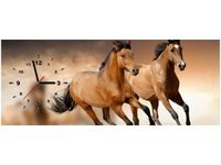 100X40CM ZEGAR STADO KONI OBRAZ