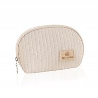 Betlewski Mała Kosmetyczka damska pikowana skóra ekologiczna zamek