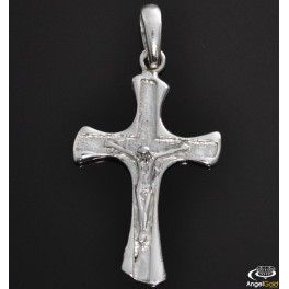 SREBRNY KRZYŻ Z UKRZYŻOWANYM JEZUSEM SREBRO PRÓBY 925 na Arena.pl