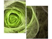 OBRAZ GREEN ROSE