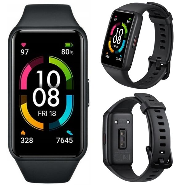 Honor Band 6 Smartband - czarny zdjęcie 1