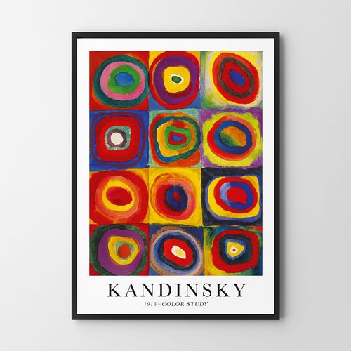 Plakat Kandinsky color study 21x29,7 cm A4 na Arena.pl