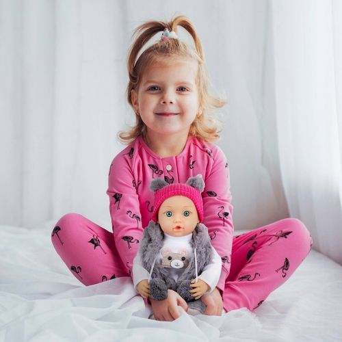 LALKA INTERAKTYWNA BOBAS KINDERPLAY MÓWI ŚMIEJE SIĘ PŁACZE UBRANKA na Arena.pl