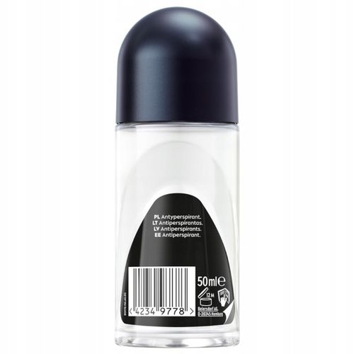 4 x NIVEA MEN Black&White Invisible Fresh Antyperspirant Roll on, 50 ml na Arena.pl