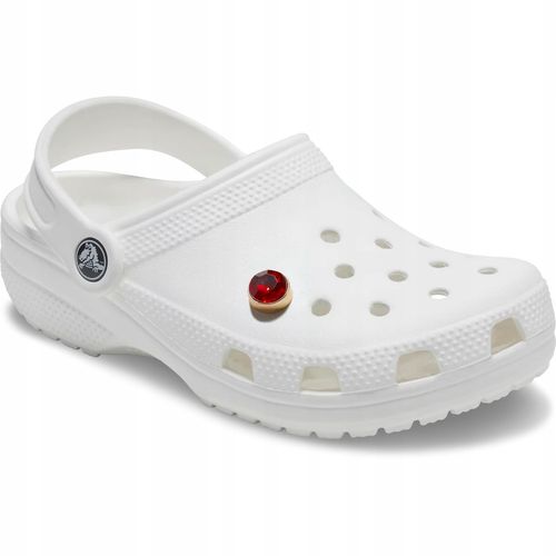 Przypinka Crocs Jibbitz Pin Do Butów Dark Pink Circle Gem na Arena.pl