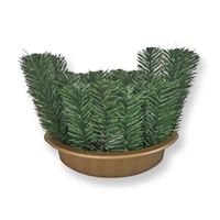 DUŻA ŁÓDKA Podkład do wiązanki stroik na pomnik grób cmentarz