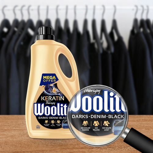 Płyn do prania WOOLITE Keratin Therapy Black 60 prań 3,6 l na Arena.pl
