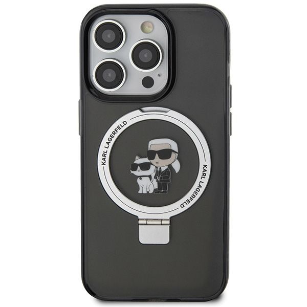 Etui Karl Lagerfeld do iPhone 15 Pro, Czarny, MagSafe zdjęcie 3