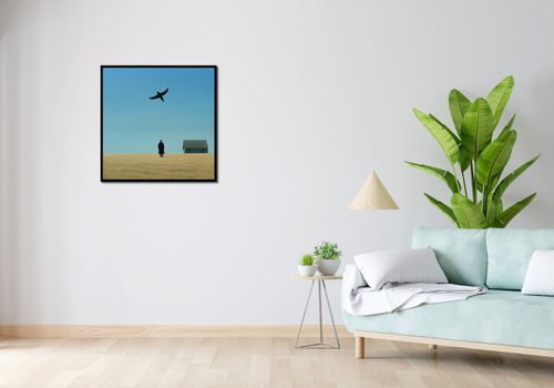 Plakat 70x70cm Samotny i Wolny na Arena.pl