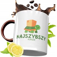 Kubek Bordowy Dla Kuriera Na Urodziny Prezent Z Nadrukiem Ze Zdjęciem