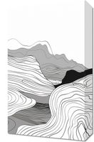 Obraz 30x50cm Geometryczne Wzniesienia