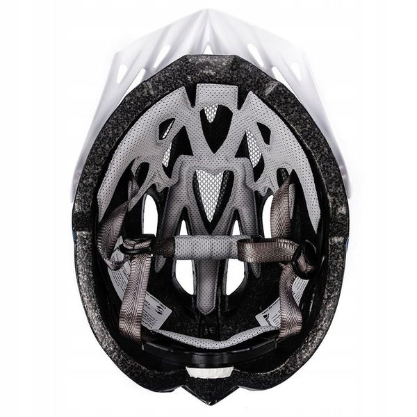 Kask rowerowy regulowany METEOR GRUVER blue/white r.L 58-61 cm zdjęcie 9