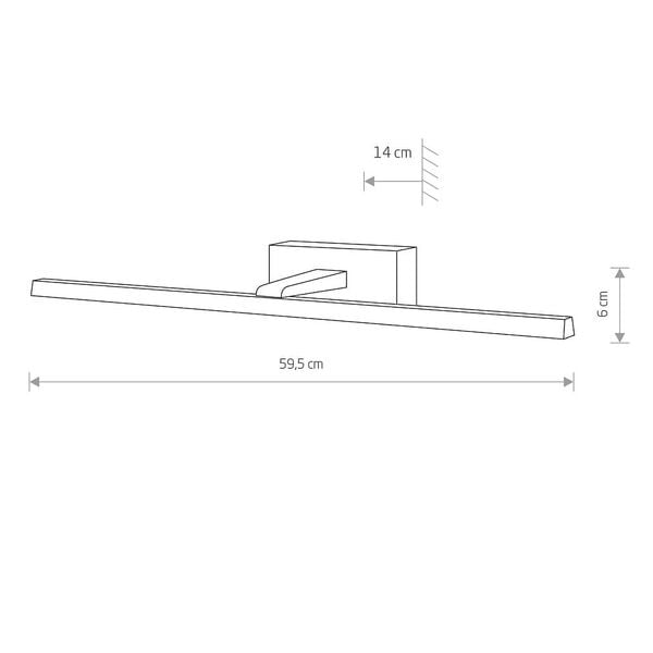 Kinkiet galeryjka Van Gogh 10285 Nowodvorski LED 13W 3000K listwa czarny zdjęcie 3