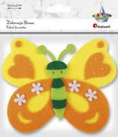 dekoracje filcowe motyl 3d titanum