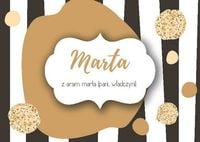 Magnes na lodówkę imiona - Marta - z aramejskiego pani władczyni