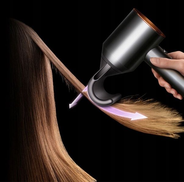 ORYGINALNA Suszarka do włosów DYSON Supersonic Niebieski/Różowy HD07 ETUI zdjęcie 7