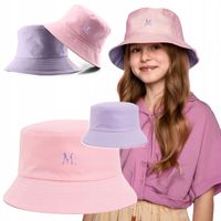 BUCKET HAT CZAPKA czapeczka KAPELUSZ KAPELUSIK bez daszka BAWEŁNIANY 2in1