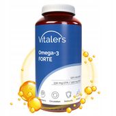 Omega 3 FORTE 1000 mg 330 EPA 220 DHA Witamina E Zdrowe Serce Mózg 120 kaps