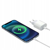 2 x Ładowarka sieciowa Alogy szybka USB-C Type C PD 20W Biała
