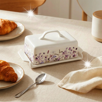 Maselniczka Porcelanowa Pojemnik Kuchenny do Przechowywania Masła na Masło