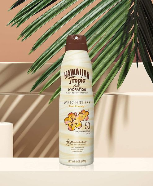 Hawaiian Tropic Silk Hydration Sun Spray SPF50 zdjęcie 2