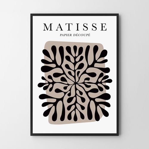 Plakat matisse czarny liść 61x91 cm na Arena.pl