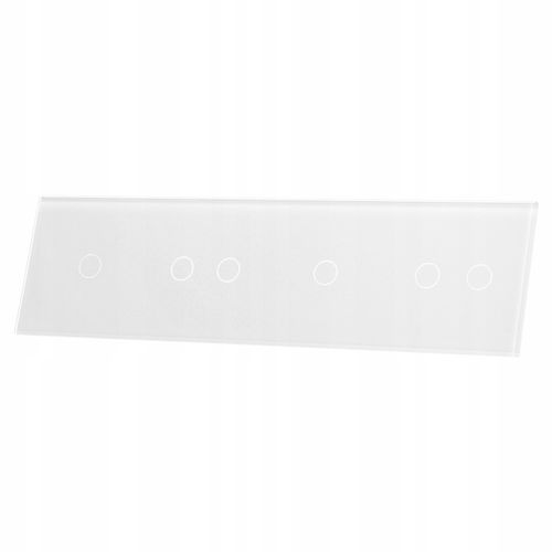 PANEL SZKLANY 1+2+1+2 (4 PUSZKI) - BIAŁY LIVOLO na Arena.pl