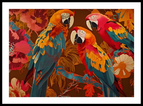 Plakat 59,4x42cm Kolorowe Ary na Arena.pl