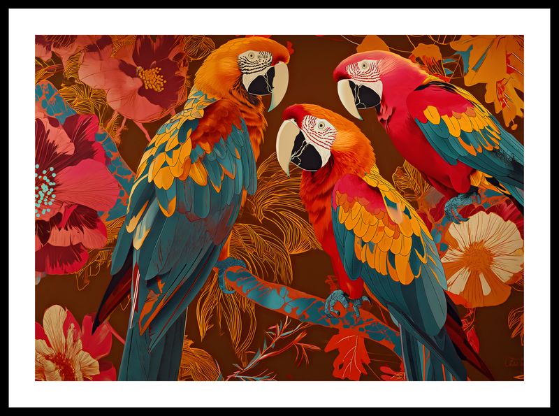 Plakat 59,4x42cm Kolorowe Ary zdjęcie 3
