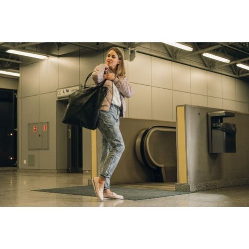 Grafitowa torba shopper na Arena.pl