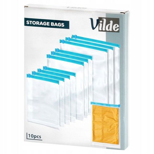 10x Worki PRÓŻNIOWE rolowane zwijane podróżne na ubrania odzież na Arena.pl