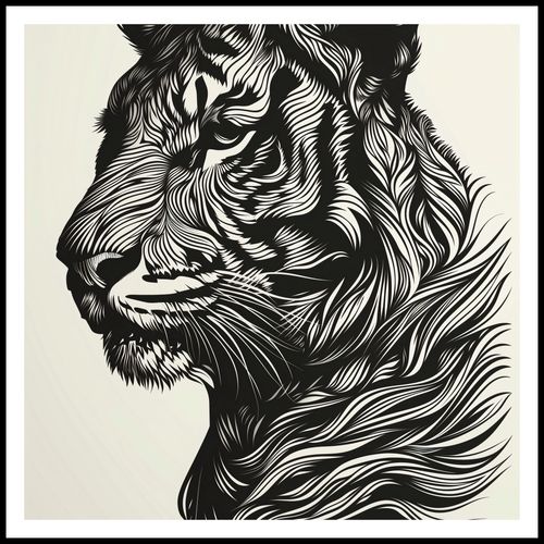 Plakat 80x80cm Tygrysi Gwizd na Arena.pl