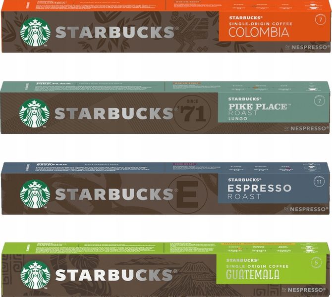 Kapsułki Nespresso Starbucks Zestaw 4x10 Mix zdjęcie 2