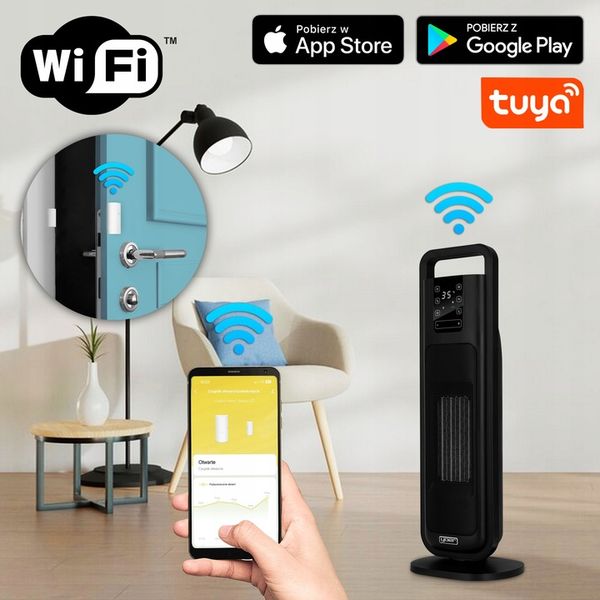 Termowentylator Farelka Cichy 38dB Yoer 2000W +Timer 4Tryby zdjęcie 3