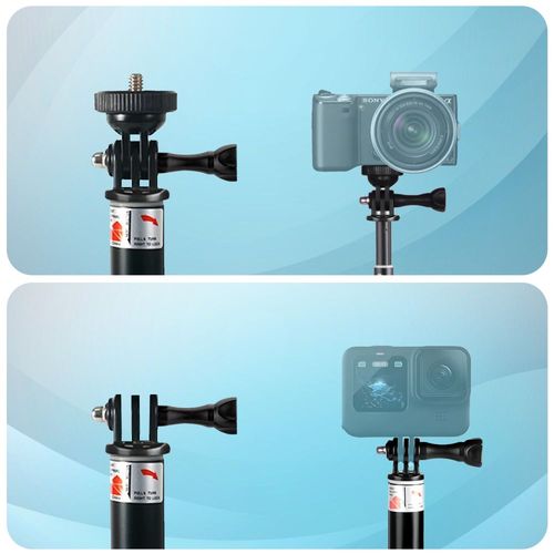 tech-protect ga100 monopad & selfie stick gopro / dji black na Arena.pl