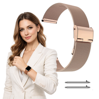 Pasek do Amazfit BIP 5 opaska bransoleta zegarek magnetyczny różowy 22mm