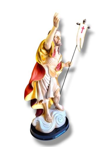 Figura Jezus Zmartwychwstały 46 Cm Chorągiew Paschalna Włoska na Arena.pl