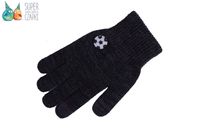 Rękawiczki pięciopalczaste piłka dotykowe czarne 16cm