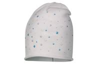 BROEL Sharon czapka dla dziewczynki beanie szara KNIT 51-53