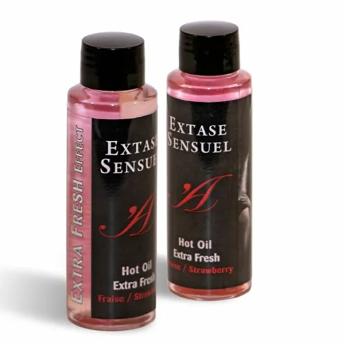 extase sensual olejek do masażu truskawkowy 100ml extra fresh na Arena.pl