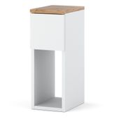 Szafka Nocna 1 Szuflada Stolik Nowoczesny Do Sypialni Figo Skandynawski