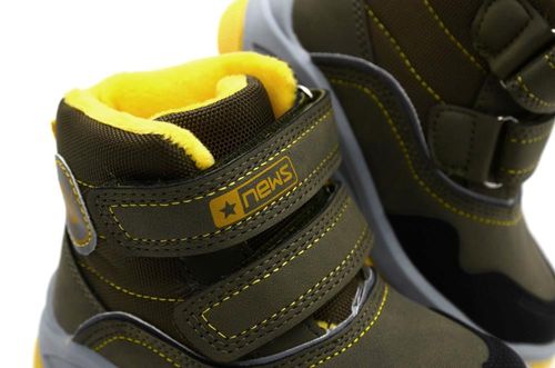 Buty zimowe chłopięce NEWS 22DZ23-5250 - khaki 27 na Arena.pl