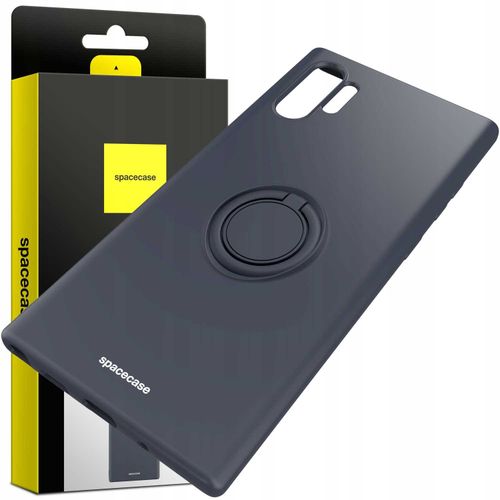 Spacecase Silicone Ring Galaxy Note 10+ Black na Arena.pl
