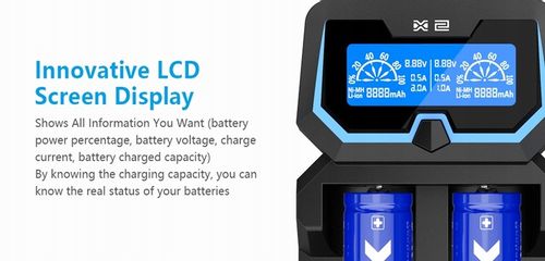 Ładowarka XTAR X2 NEW 18650/26650 Li-ION NI-MH 2A na Arena.pl