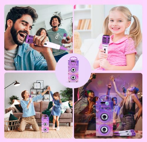 DYNASONIC BLUETOOTH KARAOKE Z MIKROFONEM GŁOŚNIK PREZENT DLA DZIECKA na Arena.pl