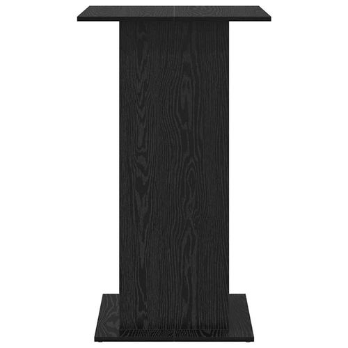 Stół barowy Czarny Dąb 60 x 60 x 100 cm Materiał drewnopochodny na Arena.pl