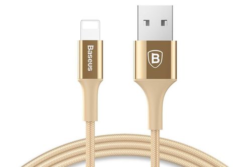 Baseus Shining kabel USB Lightning iPhone 2A 1m Złoty na Arena.pl