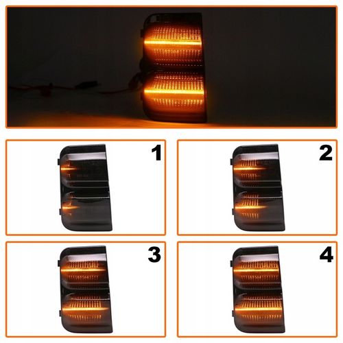 KIERUNKOWSKAZY DYNAMICZNE LED W LUSTERKO DO FIAT DUCATO 06- na Arena.pl